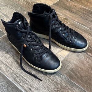 Ecco Women’s Soft 7 Leather High-Top Sneakers